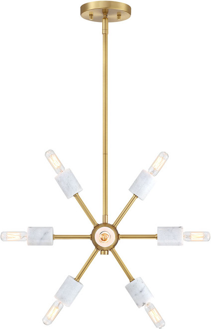 Designers Fountain D304C-15P-BG Star Dust Modern Brushed Gold Ceiling Light Pendant