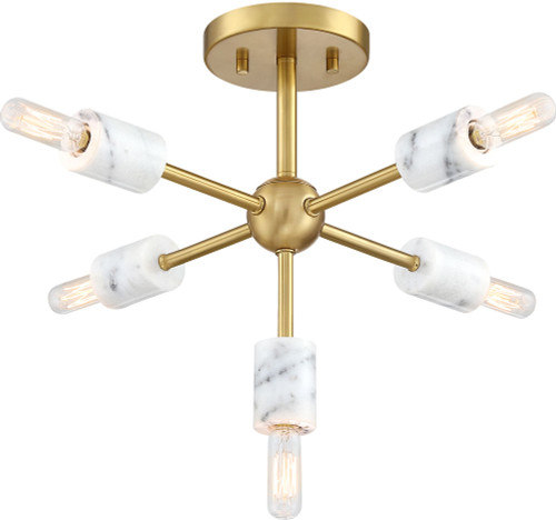 Designers Fountain D304C-SF-BG Star Dust Contemporary Brushed Gold Flush Mount Light Fixture