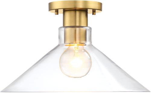 Designers Fountain D307M-SF-BG Leena Modern Brushed Gold Ceiling Light Fixture