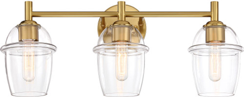 Designers Fountain D310M-3B-BG Summer Jazz Contemporary Brushed Gold 3-Light Bathroom Vanity Light