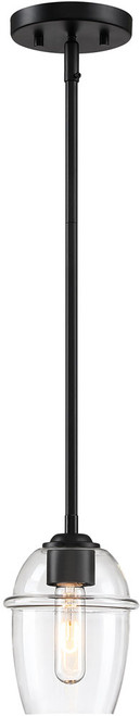 Designers Fountain D310M-5P-MB Summer Jazz Modern Matte Black Mini Lighting Pendant