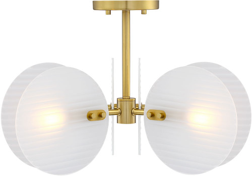 Designers Fountain D311C-SF-BG Sky Fall Modern Brushed Gold Flush Mount Ceiling Light Fixture