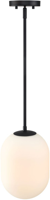 Designers Fountain D324M-8P-MB Noor Contemporary Matte Black Mini Pendant Lighting Fixture