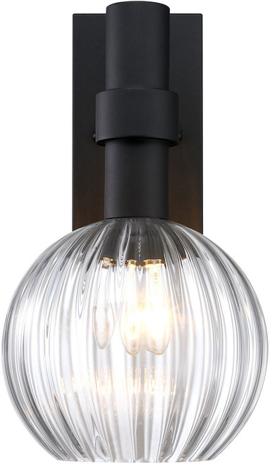 Designers Fountain D337M-16EW-BK Fernwood Matte Black Exterior Wall Lamp