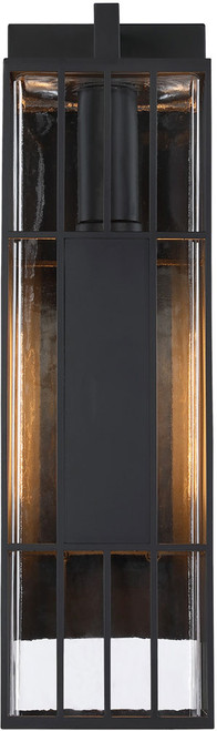 Designers Fountain D351M-22EW-BK Edgehill Matte Black 22" Outdoor Wall Light Sconce