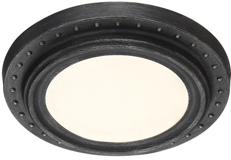 Designers Fountain LED1272-WP Contemporary Weathered Pewter LED Flush Mount Ceiling Light Fixture