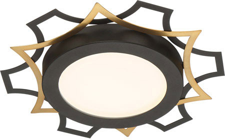 Designers Fountain LED1279-BK Contemporary Black LED Ceiling Light Fixture