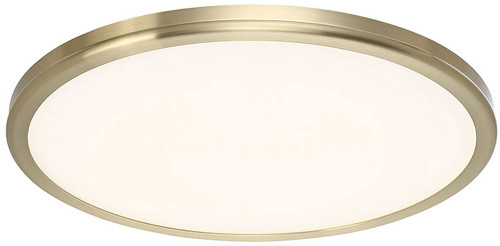 dweLED by WAC FM-4615-BR Geos Contemporary Brass LED 15" Overhead Lighting