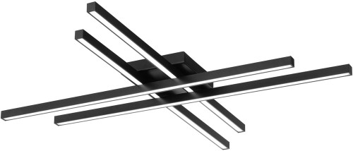 dweLED by WAC FM-73132-BK Parallax Modern Black LED Overhead Lighting Fixture