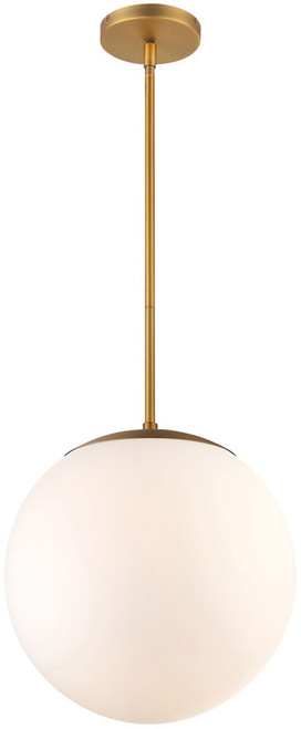 dweLED by WAC PD-52313-AB Niveous Contemporary Aged Brass LED Hanging Lamp