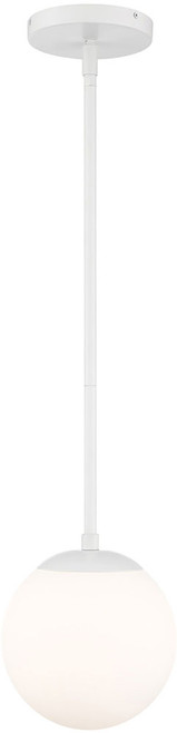 dweLED by WAC PD-52307-WT Niveous Contemporary White LED Mini Hanging Light
