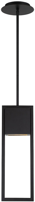dweLED by WAC PD-W15918-BK Archetype Contemporary Black LED Outdoor Drop Ceiling Light Fixture