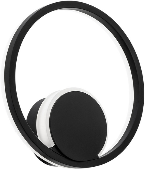 dweLED by WAC WS-63412-BK Vespere Modern Black LED Wall Lighting