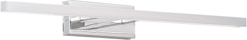 dweLED by WAC WS-73123-CH Parallax Contemporary Chrome LED 24" Bathroom Light
