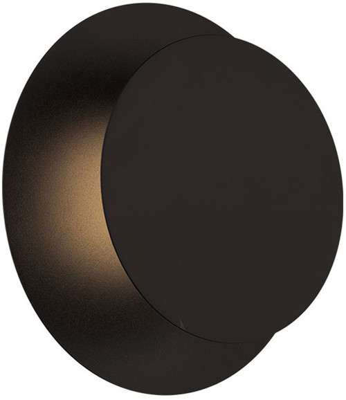 dweLED by WAC WS-85407-BK Moonglow Modern Black LED Light Sconce