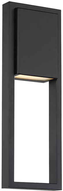 dweLED by WAC WS-W15918-BK Archetype Contemporary Black LED Outdoor Wall Lighting Fixture
