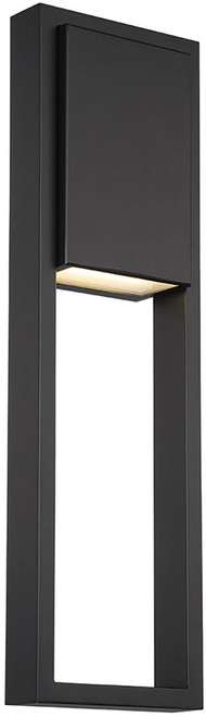 dweLED by WAC WS-W15924-BK Archetype Modern Black LED Outdoor Wall Light Sconce
