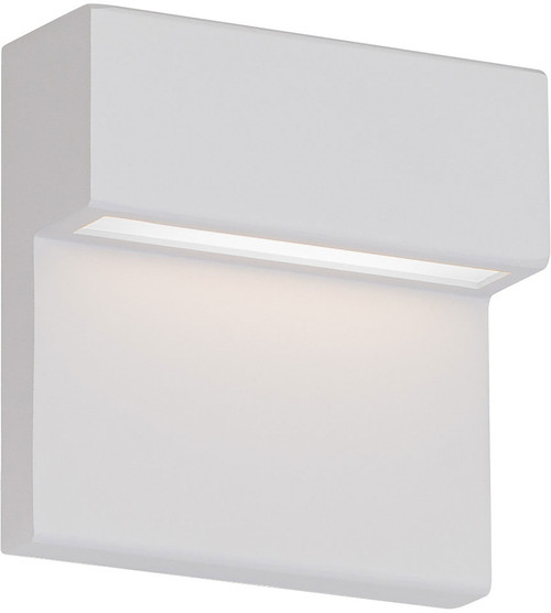 dweLED by WAC WS-W25106-WT Balance Modern White LED Exterior Light Sconce