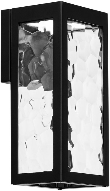 dweLED by WAC WS-W33111-BK Hawthorne Modern Black LED Outdoor Wall Lighting