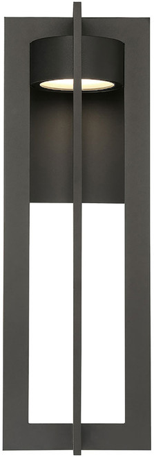 dweLED by WAC WS-W48625-BZ Chamber Contemporary Bronze LED Outdoor Lighting Sconce