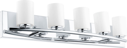 EGLO 201714A Abete Modern Chrome Halogen 5-Light Bath Lighting