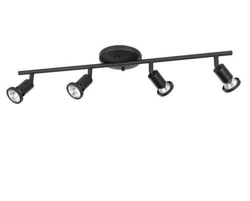 EGLO 205137A Tremendo Structured Black Halogen 4-Light Track Light