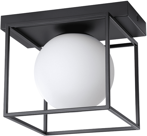 EGLO 205618A Grayson Contemporary Matte Black LED Ceiling Lighting