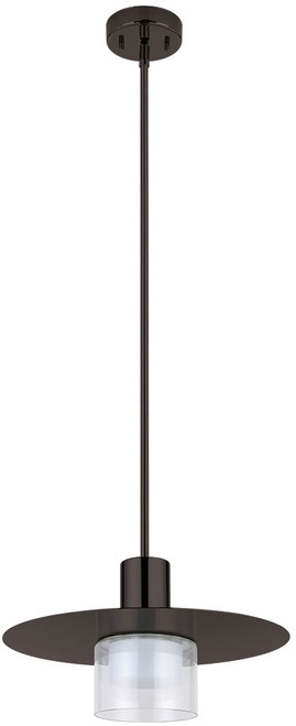 EGLO 205845A Molineros Modern Black LED Cylinder Ceiling Pendant Light