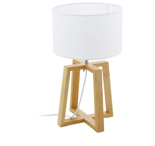 EGLO 97516A Chietino Modern Wood Table Lamp