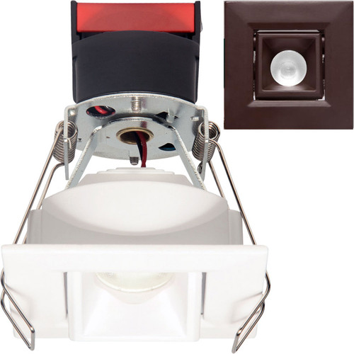 Elco E1L32FBZ Oak System Contemporary Bronze LED Recessed Lighting 1" Round Recessed Adjustable Gimbal