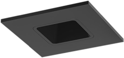 Elco E2L13FBB Teak System Modern Black 2 Inch Square LED Recessed Lighting Reflector