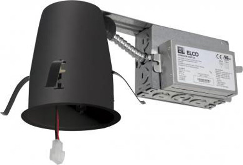 Elco E4LRC Cedar System Contemporary 4 inch Non-IC Remodel Recessed Light Housing w/Driver