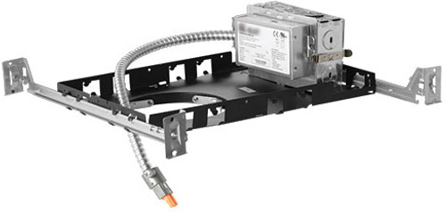 Elco E4LFU20 Laurel System Commercial Contemporary 4" New Construction Plaster Recessed Lighting Frame with Driver - 2000 Lumens