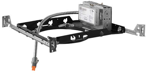 Elco E8LFU30 Laurel System Commercial Modern 8" New Construction Plaster Recessed Lighting Frame with Driver - 3000 Lumens