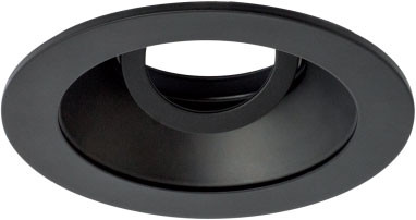 Elco EKCL4111BB Pex Modern Black 4" Round Adjustable Reflector Ceiling Can Light
