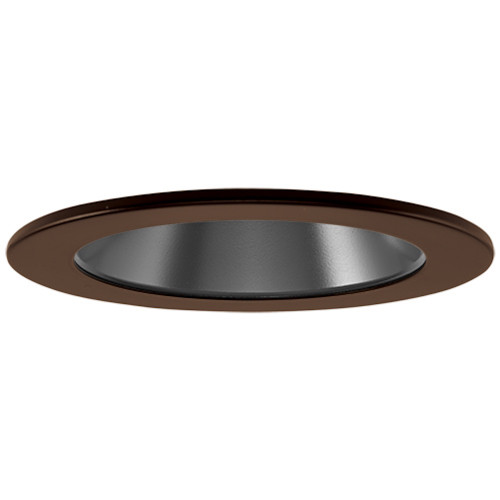 Elco EL1421BZ Bronze 4" Low Voltage Adjustable Recessed Light Trim Reflector