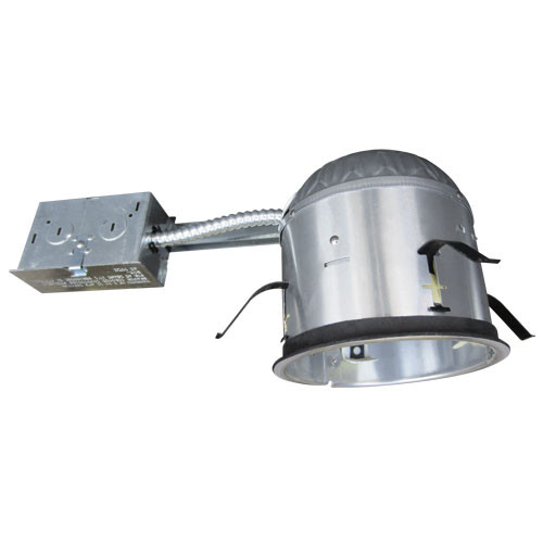 Elco EL55RICA Medium Base 5" Recessed Light Adjustable Airtight Shallow Remodel Recessed Can Light Housing