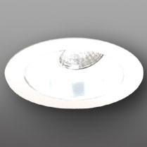 Elco EL977W Contemporary White Medium Base 4" Recessed Light Reflector Mini Ceiling Can Light