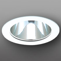 Elco EL999KC Modern Clear with White Medium Base 4" Down Lighting Reflector Mini Recessed Light Fixture (with Bracket)