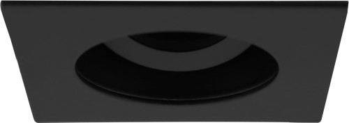 Elco ELK2529BB Pex Modern All Black 2 Inch Square Adjustable Reflector Recessed Lighting