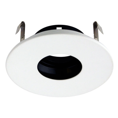 Elco ELK3627W Pex Modern Recess Light All White 3 Inch Round Adjustable Pinhole