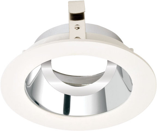 Elco ELK3629C Koto System Pex LED Recessed Lighting Contemporary Chrome with White Ring 3" Round Adjustable Gimbal