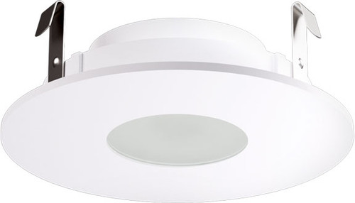 Elco ELK4125B Pex Modern Black with White Trim 4" Round Adjustable Pinhole Recessed Light Fixture