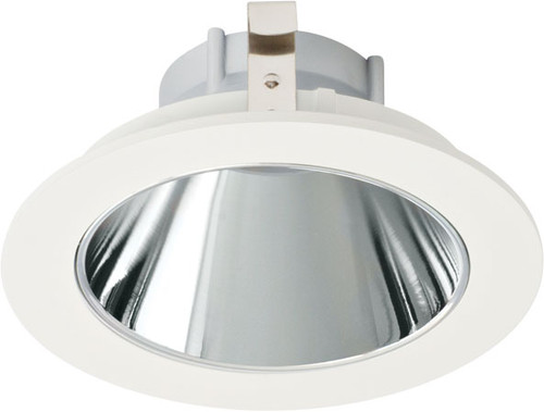 Elco ELK4118C Koto System Pex Modern Chrome with White Ring 4" Round Deep LED Pot Light Reflector