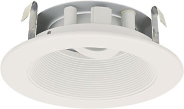 Elco ELK4193W Koto System Pex Modern All White 4" Round Adjustable Phenolic Recessed LED Lighting Baffle