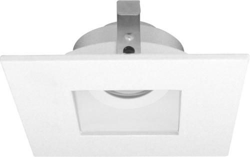 Elco ELK4227W Pex Modern All White 4 Inch Square Adjustable Pinhole Recessed Ceiling Light