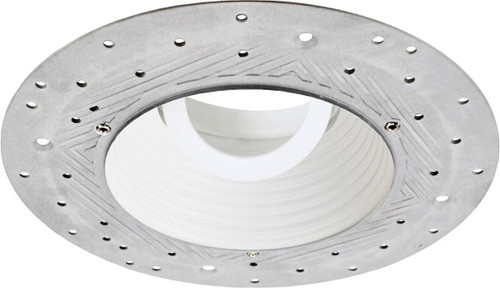 Elco ELK434W Pex Modern White Pex 4 Inch Recessed Lighting Trimless Baffle Recessed Lighting Recessed Lighting Trim