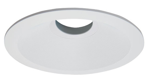 Elco ELK6713W Unique Modern Recessed Lighting Trim All White 6 Inch Round Baffle for Module