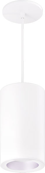 Elco EPD4CT5HW Ply Sylo Modern Haze LED 4" Mini Drop Lighting Fixture