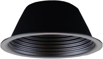 Elco ERT214B Elm System Modern Black 2" Downlight Recess Light Baffle